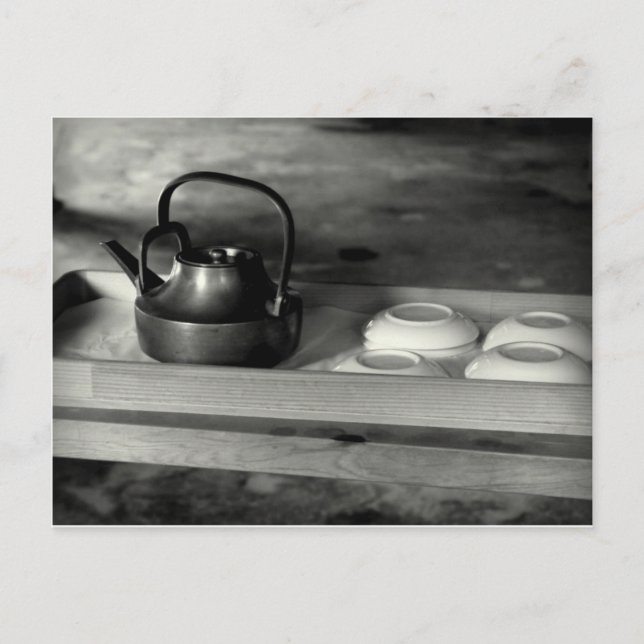 Carte Postale Teapot et Bowls (Devant)