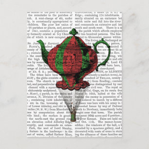 Carte Postale Teapot volant 2 rouge et vert
