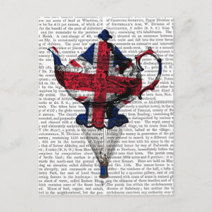 Carte Postale Teapot volant Union Jack
