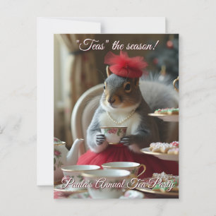 Carte Postale "Teas" l'invitation de la saison