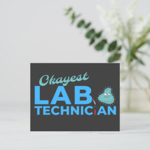 CARTE POSTALE TECHNICIEN DE LABORATOIRE D'OKAYEST - TECHNICIEN D