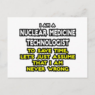 Carte Postale Technologie de médecine nucléaire .. Ne jamais avo