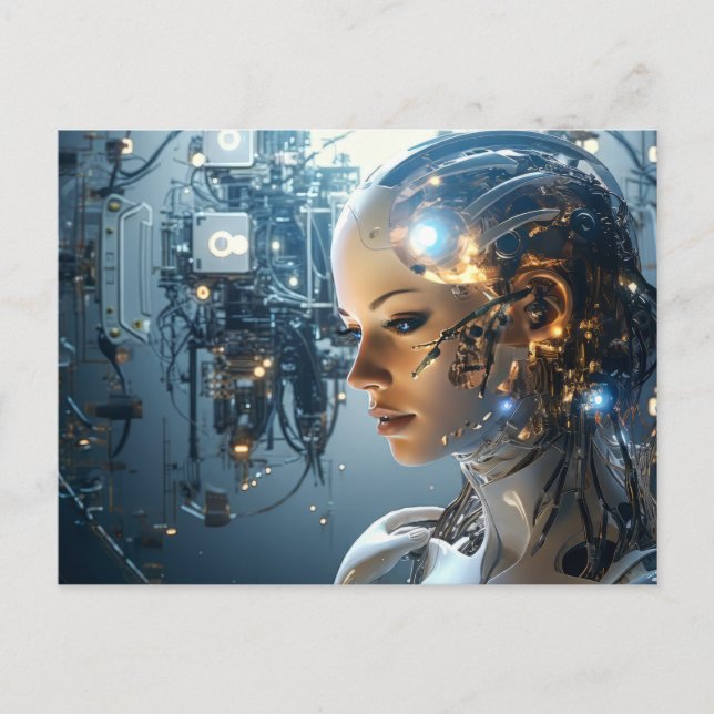 Carte Postale Technologie Futuriste (Devant)