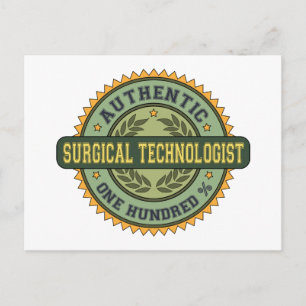 Carte Postale Technologue chirurgical authentique