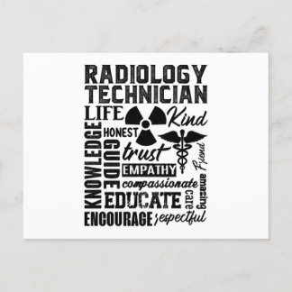 Carte Postale Technologue en technologie Rad Xray Technicien en 