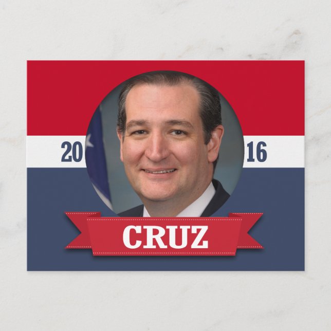 Carte Postale Ted Cruz 2016 (Devant)