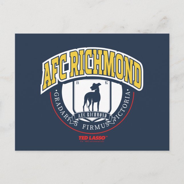 Carte Postale Ted Lasso | AFC Richmond Athletic Circle Badge (Devant)