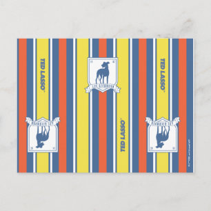 Carte Postale Ted Lasso   motif de bande de logo d'AFC Richmond