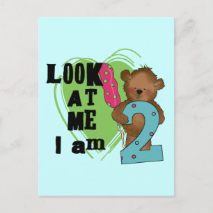 Carte Postale Teddy Bear I'm 2 Anniversaire T-shirts et cadeaux