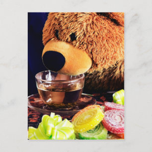 Carte Postale Teddy Bear Tea Party