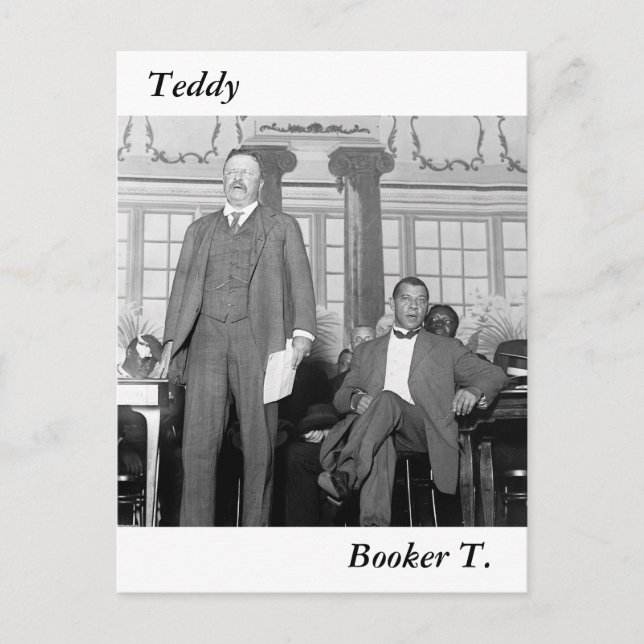 Carte Postale Teddy & Booker T., début des années 1900 (Devant)