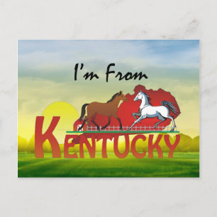 Carte Postale TEE I'm From Kentucky