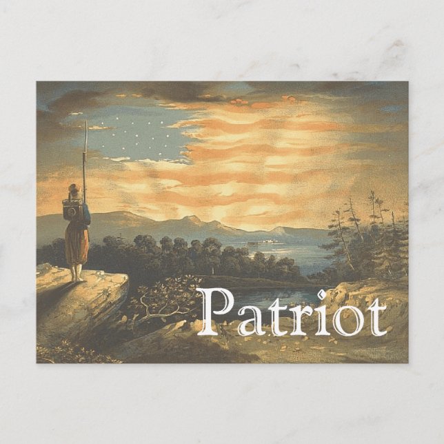 Carte Postale TEE Patriotic Sky (Devant)
