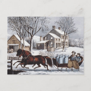 Carte Postale TEE Winter Ride