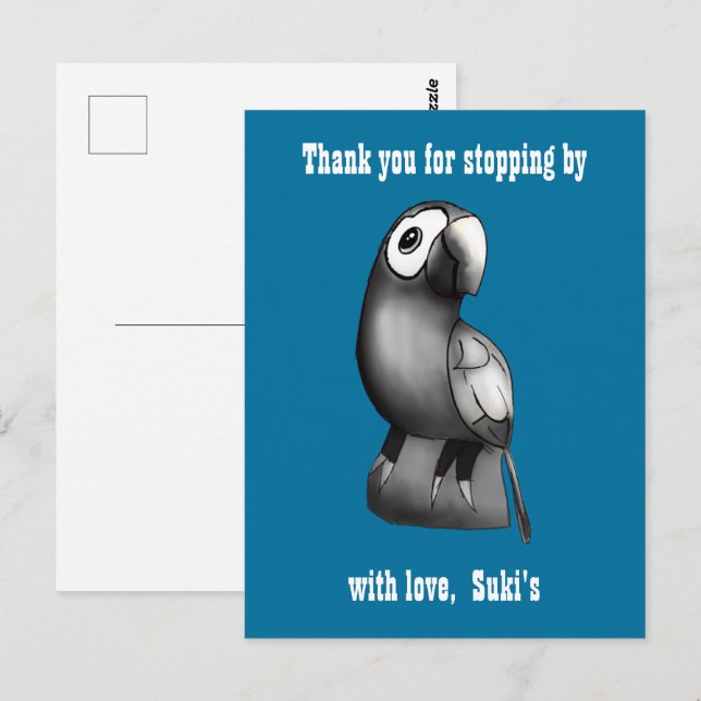 Carte Postale Téléchargez votre propre image de dessin ou logo | (Devant / Derrière)