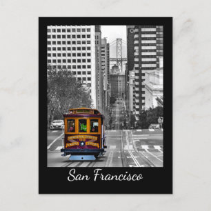 Carte Postale Téléphérique de San Francisco