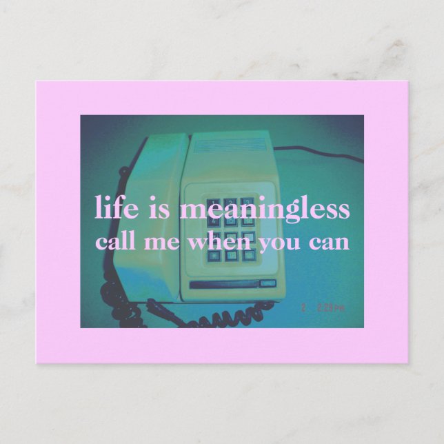 Carte Postale téléphone (Devant)