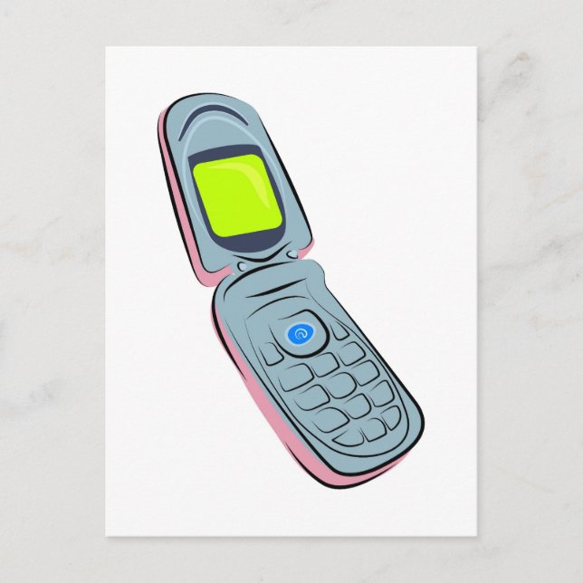 Carte Postale Téléphone mobile (Devant)