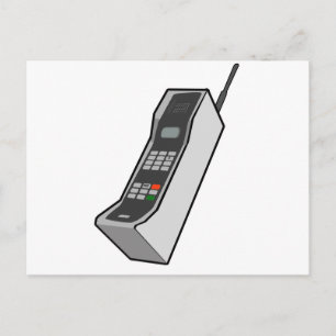 Carte Postale Téléphone portable des années 1980