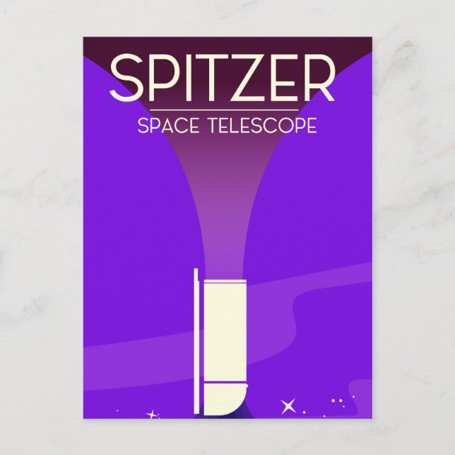 Carte Postale Téléscope spatial Spitzer (Devant)