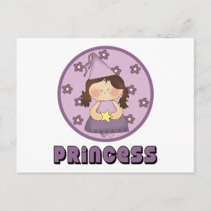 Carte Postale Tellement Douce Princesse Purple