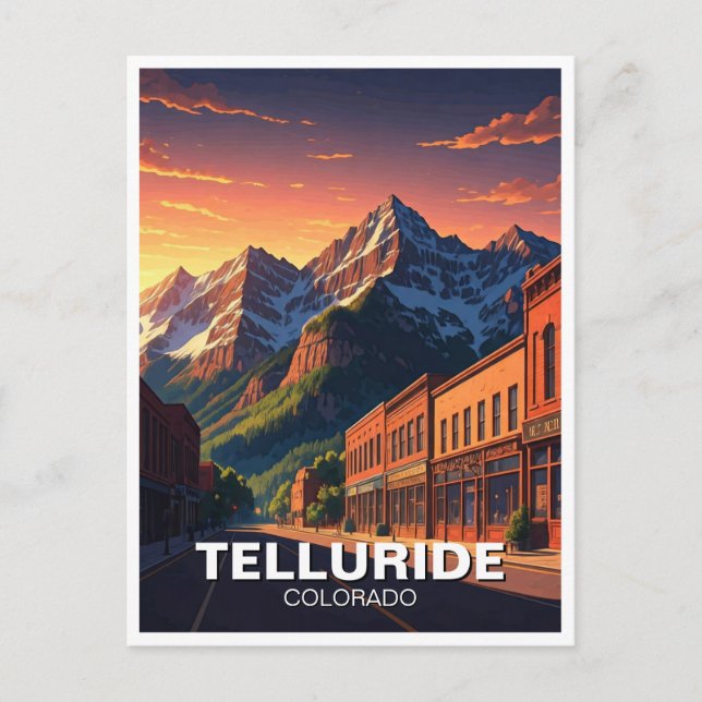Carte Postale Telluride Colorado (Devant)
