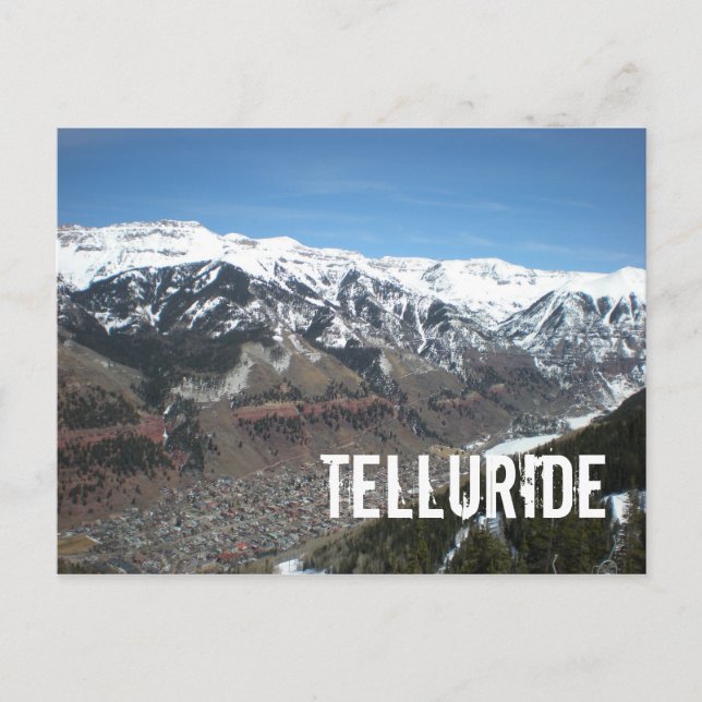 Carte postale Telluride Town (Devant)