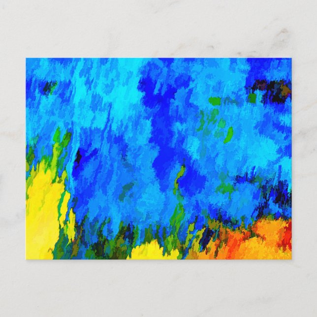 CARTE POSTALE TEMPÊTE DE COULEUR (Devant)