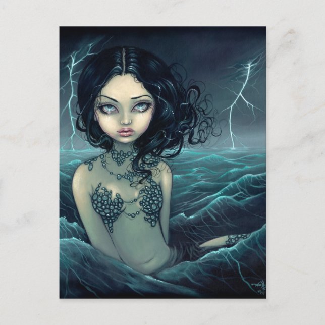 Carte postale "Tempête de la mer" (Devant)