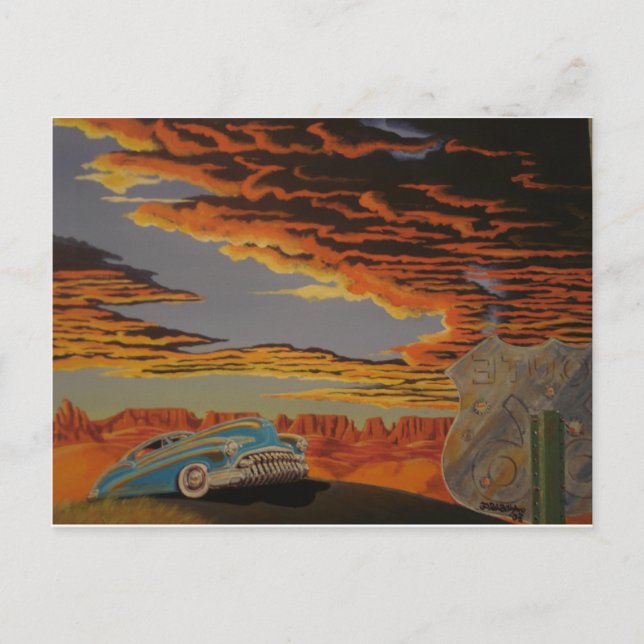 Carte Postale Tempête du désert (Devant)