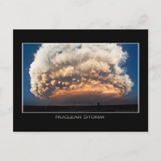 Carte Postale Tempête nucléaire
