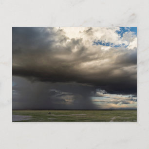 Carte Postale Tempête se formant au-dessus des pentes proches du