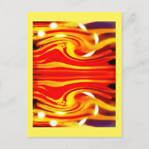Carte Postale Tempête sur une étoile lointaine art