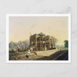 Carte Postale Temple antique à Hulwud, du volume I de 'Scène
