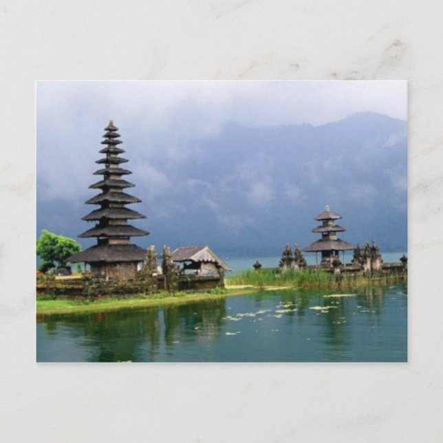 Carte Postale temple bali indonésie (Devant)