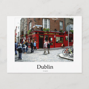 Carte Postale Temple Bar, Dublin, Irlande