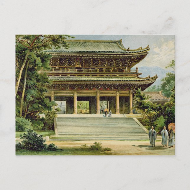 Carte Postale Temple bouddhiste à Kyoto, Japon (Devant)