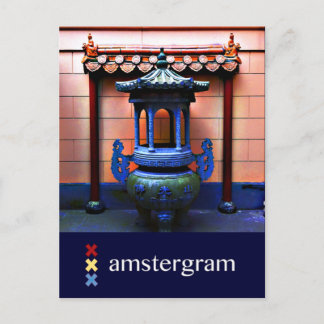 Carte Postale Temple bouddhiste Amstergram