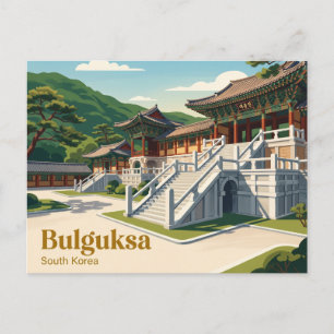 Carte Postale Temple Bulguksa Corée du Sud