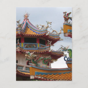 Carte Postale Temple chinois