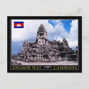 Carte Postale Temple d'Angkor Vat, Cambodge
