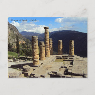 Carte Postale Temple d'Apollon - Delphes