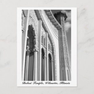 Carte Postale Temple de Bahai, Wilmette, Illinois