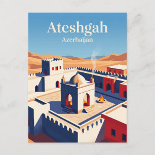 Carte Postale Temple de feu d'Ateshgah Azerbaïdjan