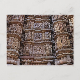 Carte Postale Temple de Khajuraho, Inde