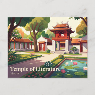 Carte Postale Temple de la Littérature, Hanoï, Vietnam