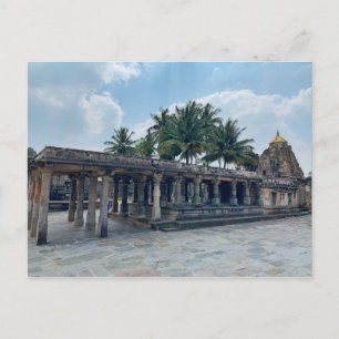 Carte Postale Temple de pierre à Belur, Karnataka, Inde