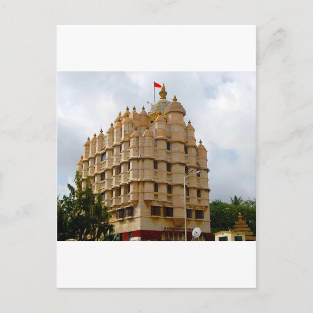 CARTE POSTALE TEMPLE DE SIDDHIVINAYAK MUMBAI INDE (Devant)
