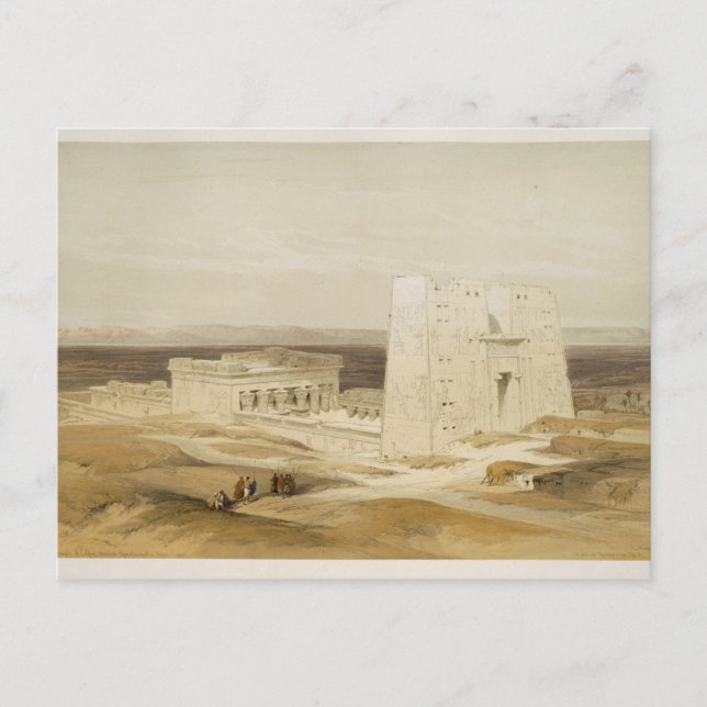 Carte Postale Temple d'Edfu, Apollinopolis antique, Egypte (Devant)