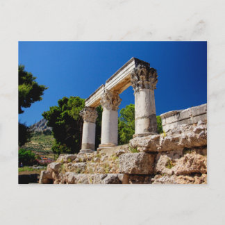 Carte Postale Temple d'Octavie, Corinthe, Grèce